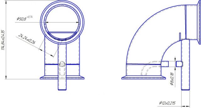 УО  на отводе  90 гр 51 - кламп.jpg